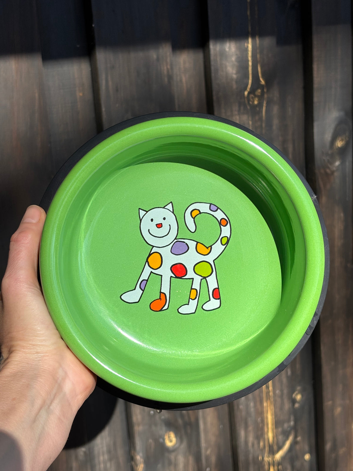 Platos de Gatos Enlozados