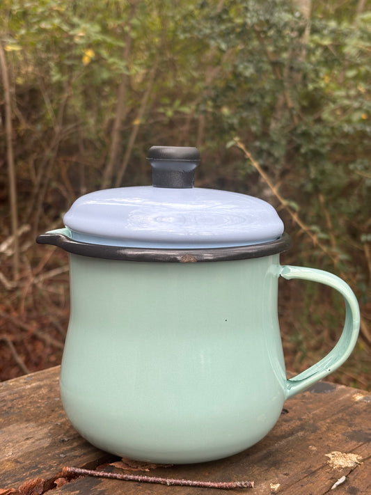 Tetera Bicolor vintage segunda selección