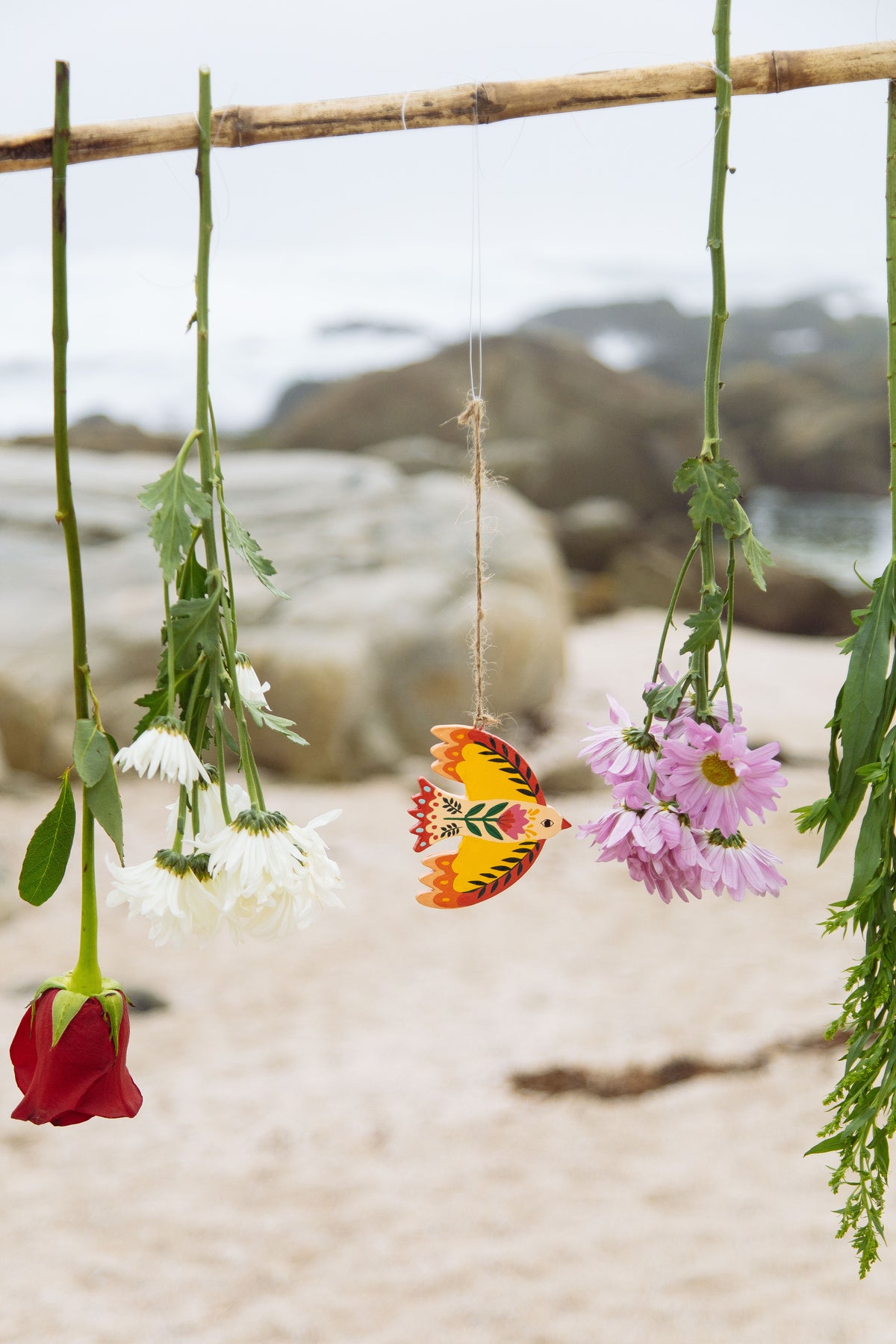 Pajarito papel Maché Colección Pepa espinoza