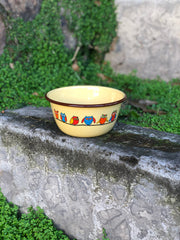 Bowls Enlozados grandes Amarillo Crema