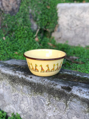 Bowls Enlozados grandes Amarillo Crema