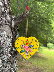 Corazones planos Flor Grande