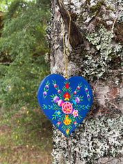 Corazones planos Flor Grande