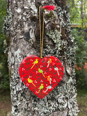 Corazones planos Pajaritos