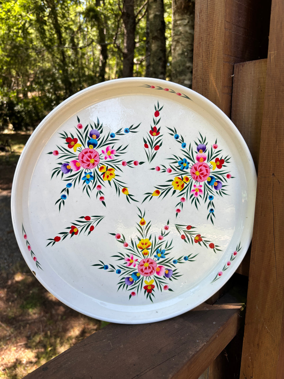 Bandeja Blanca Florcitas