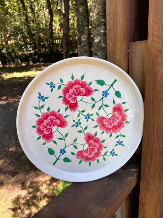 Bandeja Blanca Flor Grande